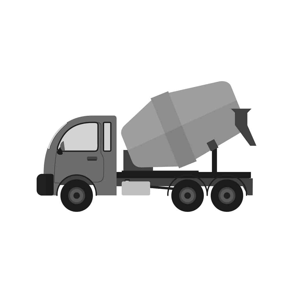 a small grey cement mixer thumbnail